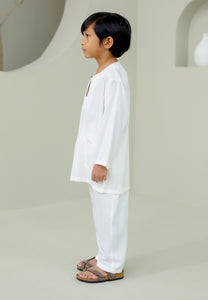 Baju Melayu Boy (White)