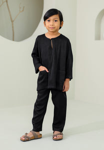 Baju Melayu Boy (Black)