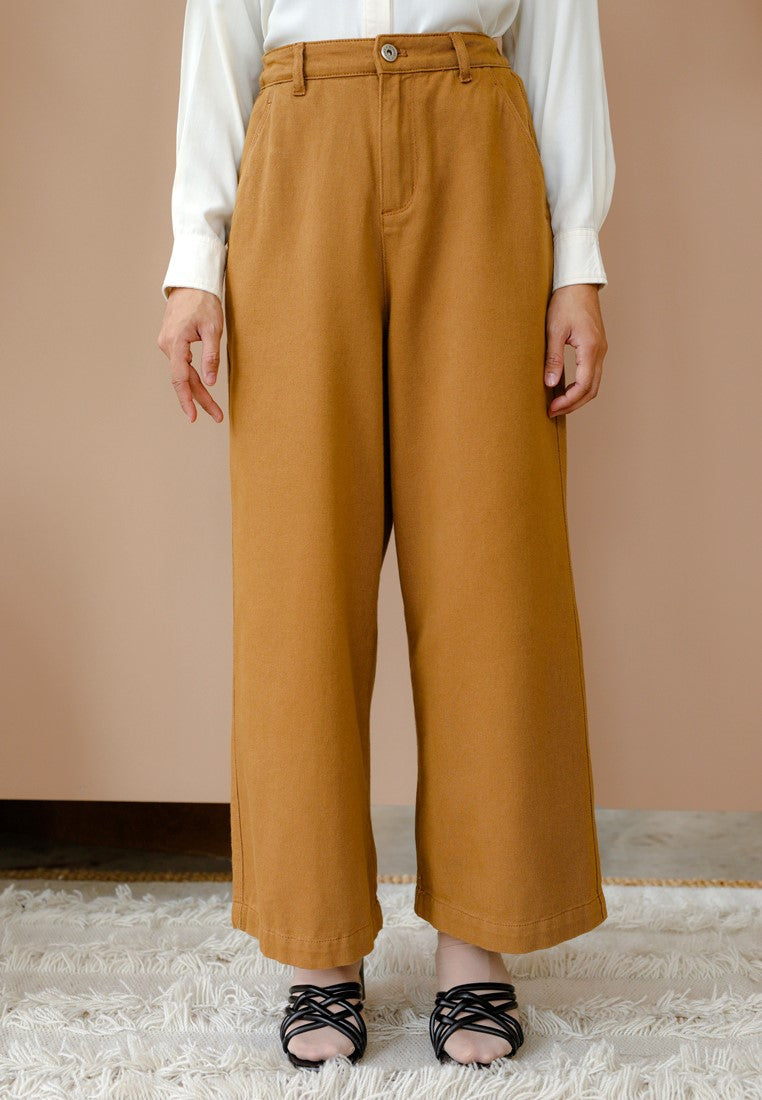 Laura Culottes Jeans (Brown)