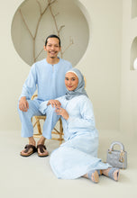 Load image into Gallery viewer, Baju Melayu Men (Soft Blue)