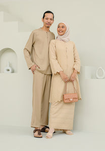 Baju Melayu Men (Nude Brown)