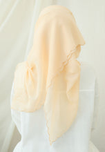Load image into Gallery viewer, Sulaman Shawl Cotton (Yellowish Cream)