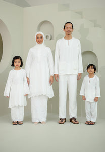 Baju Melayu Boy (White)
