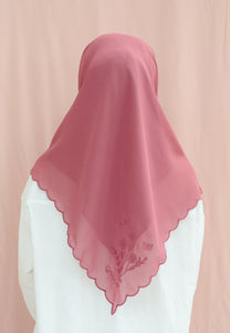 Sulaman Bawal Chiffon (Rosewood)