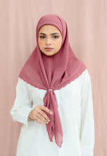 Load image into Gallery viewer, Sulaman Bawal Chiffon (Rosewood)