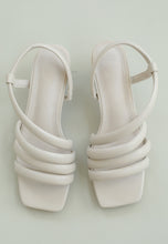 Load image into Gallery viewer, Zoe Strip Slingback (Off White)