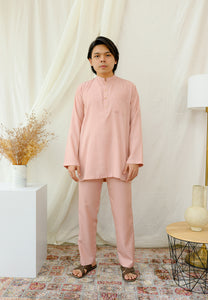 Baju Melayu Daisy Men (Soft Pink)