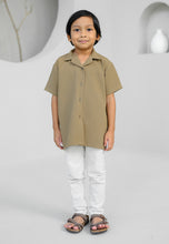 Load image into Gallery viewer, Shirt Boy (Moss Green Waffle)