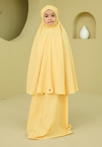 Maaiyah Telekung Girl (Yellow)