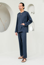 Load image into Gallery viewer, Baju Melayu Men (Classic Blue)