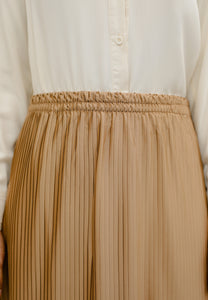 Tyesha Pleated Skirt (Gold)