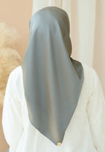 Load image into Gallery viewer, Inayaa Square Scarf (Space grey)