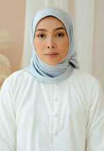 Load image into Gallery viewer, Inayaa Square Scarf (Light Blue)