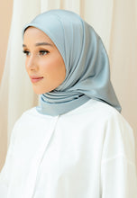 Load image into Gallery viewer, Inayaa Square Scarf (Ash Blue)