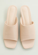 Load image into Gallery viewer, Amber Panel Mules (Beige)