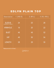 Load image into Gallery viewer, Edlyn Plain Top (Cream)
