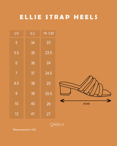 Ellie Strap Heels (Light Blue)