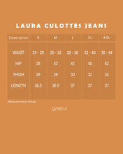 Load image into Gallery viewer, Laura Culottes Jeans (Cream)