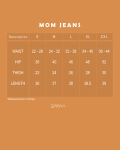 Mom Jeans (03-Washed Ocean Blue)