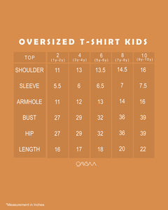 Oversized T-Shirt Kids (Navy Blue)