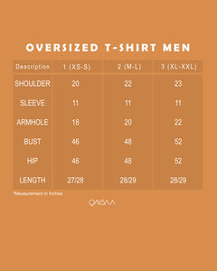 Oversized T-Shirt Men (Navy Blue)