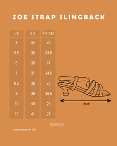 Zoe Strip Slingback (Off White)